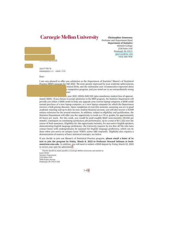 Carnegie Mellon 2022