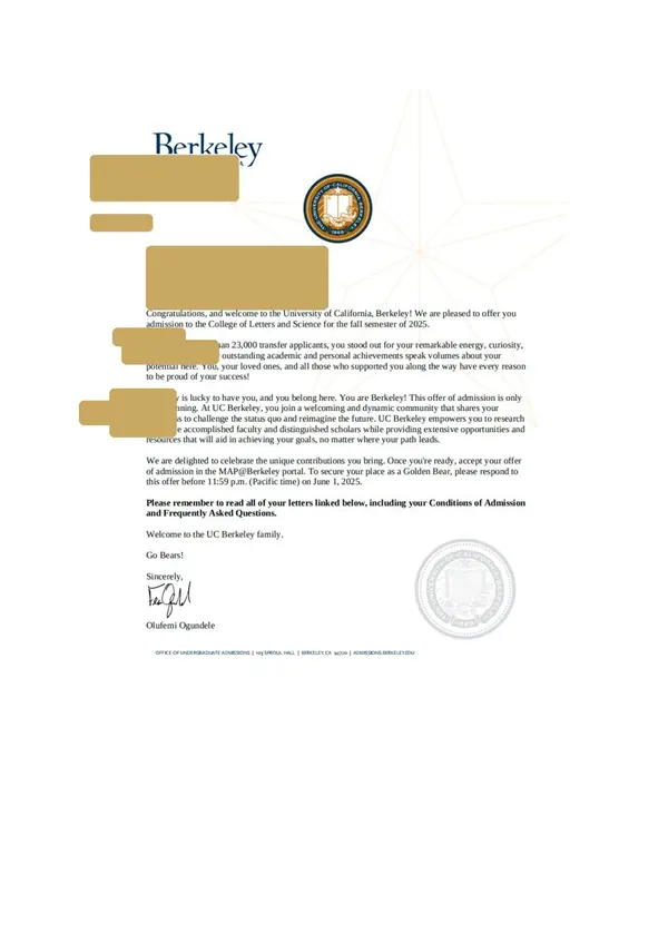UC Berkeley 2025