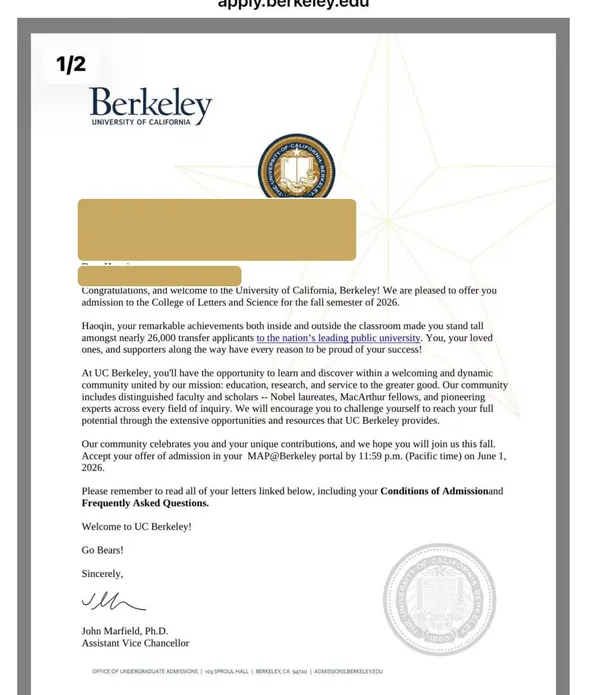 UC Berkeley 2026